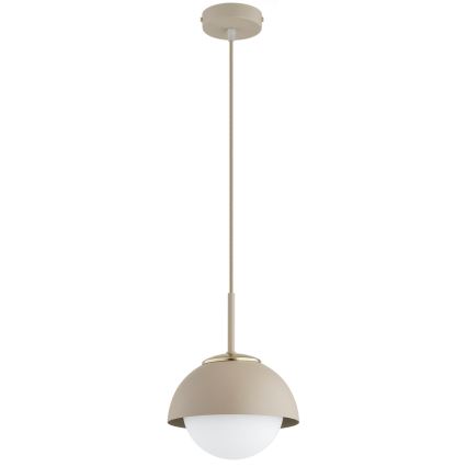 Brilagi - Suspension sur câble COSMO 1xE27/60W/230V, Ø 18 cm, beige/doré