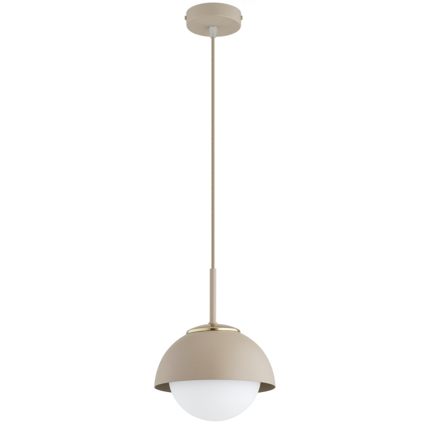 Brilagi - Suspension sur câble COSMO 1xE27/60W/230V, Ø 18 cm, beige/doré