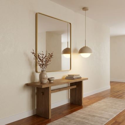 Brilagi - Suspension sur câble COSMO 1xE27/60W/230V, Ø 18 cm, beige/doré