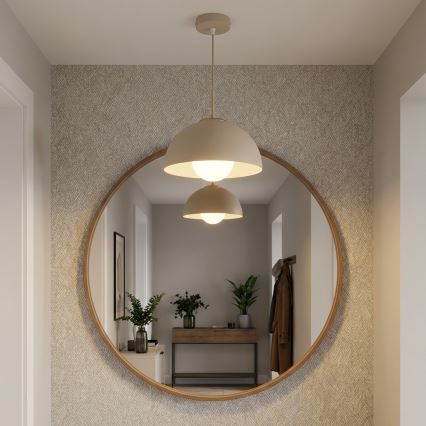 Brilagi - Suspension sur câble COSMO 1xE27/60W/230V Ø 30 cm beige/doré