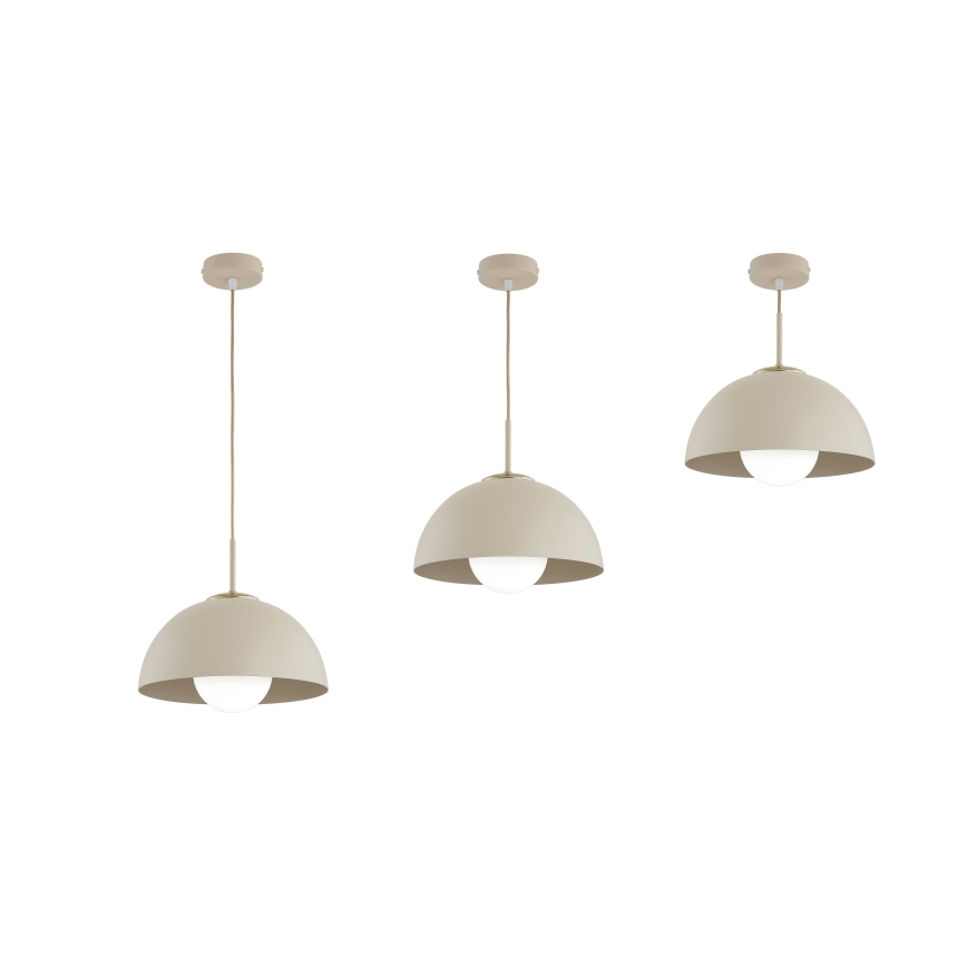 Brilagi - Suspension sur câble COSMO 1xE27/60W/230V Ø 30 cm beige/doré