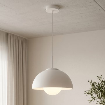 BRILAGI - Suspension sur câble COSMO 1xE27/60W/230V Ø 30 cm blanc/doré