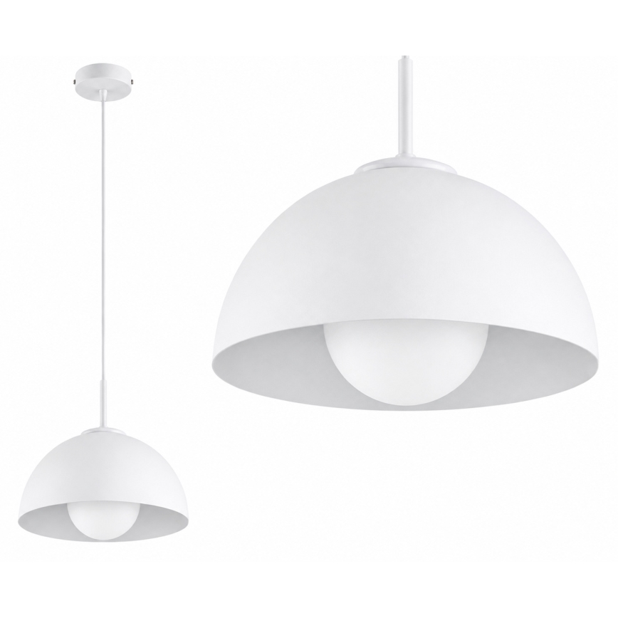 BRILAGI - Suspension sur câble COSMO 1xE27/60W/230V Ø 30 cm blanc/doré
