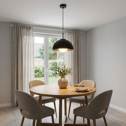 BRILAGI - Suspension sur câble COSMO 1xE27/60W/230V Ø 30 cm noire