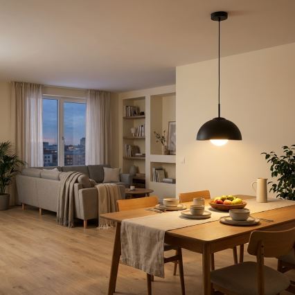 BRILAGI - Suspension sur câble COSMO 1xE27/60W/230V Ø 30 cm noire