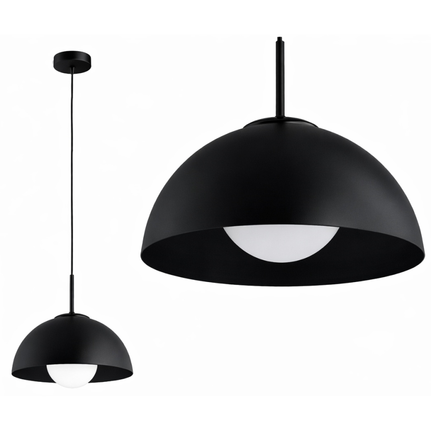 BRILAGI - Suspension sur câble COSMO 1xE27/60W/230V Ø 30 cm noire
