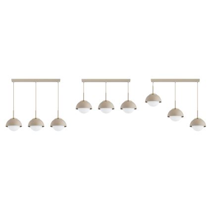 Brilagi - Suspension sur câble COSMO 3xE27/60W/230V beige/doré