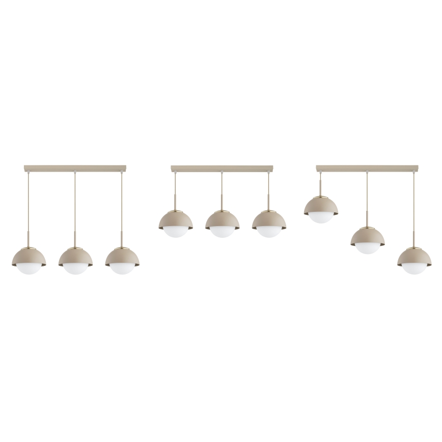 Brilagi - Suspension sur câble COSMO 3xE27/60W/230V beige/doré