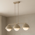 BRILAGI - Suspension sur câble COSMO 3xE27/60W/230V beige/doré