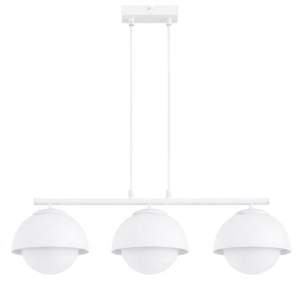 BRILAGI - Suspension sur câble COSMO 3xE27/60W/230V blanc/doré
