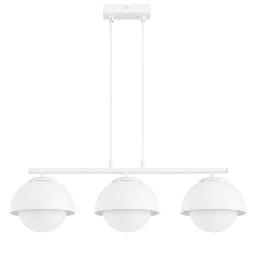 BRILAGI - Suspension sur câble COSMO 3xE27/60W/230V blanc/doré