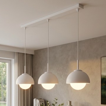 BRILAGI - Suspension sur câble COSMO 3xE27/60W/230V blanche