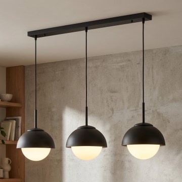 BRILAGI - Suspension sur câble COSMO 3xE27/60W/230V noir