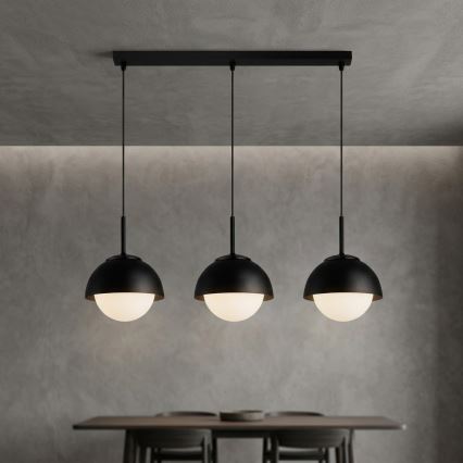 BRILAGI - Suspension sur câble COSMO 3xE27/60W/230V noir