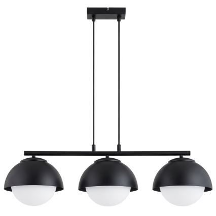 BRILAGI - Suspension sur câble COSMO 3xE27/60W/230V noire