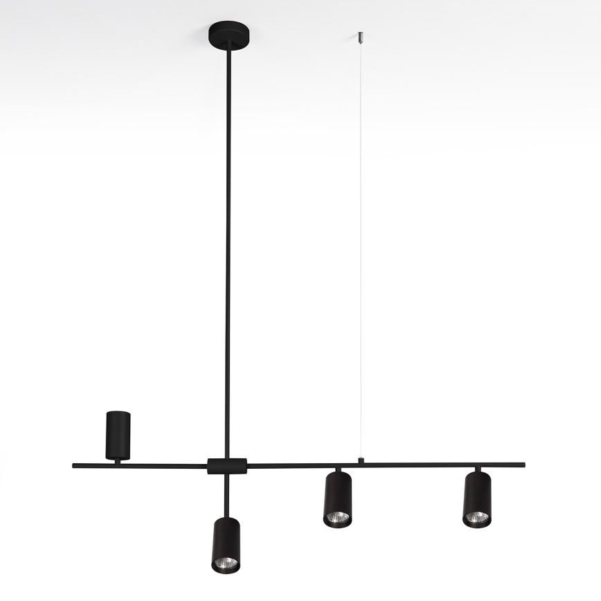 Brilagi - Suspension sur câble CRANE 4xGU10/30W/230V noire