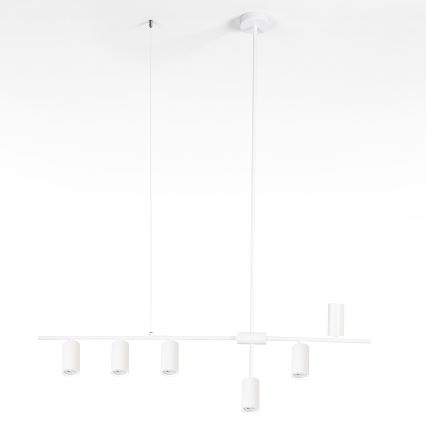 Brilagi - Suspension sur câble CRANE 6xGU10/30W/230V blanche