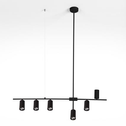 Brilagi - Suspension sur câble CRANE 6xGU10/30W/230V noire