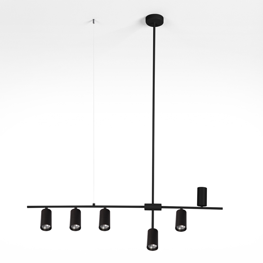 Brilagi - Suspension sur câble CRANE 6xGU10/30W/230V noire