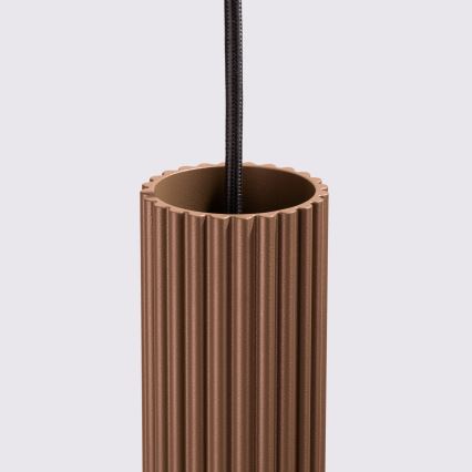 Brilagi - Suspension sur câble CRESTO 1xGU10/10W/230V marron