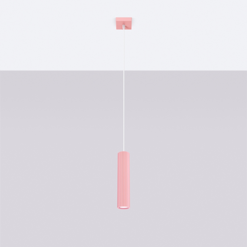 Brilagi - Suspension sur câble CRESTO 1xGU10/10W/230V rose