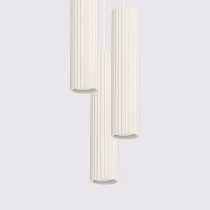 Brilagi - Suspension sur câble CRESTO 3xGU10/10W/230V crème