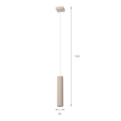 Brilagi - Suspension sur câble CRISPINA 1xGU10/10W/230V beige