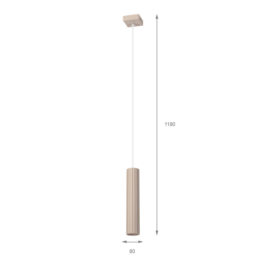 Brilagi - Suspension sur câble CRISPINA 1xGU10/10W/230V beige