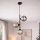 Brilagi - Suspension sur câble DIOR 3xE27/60W/230V noir/gris fumé