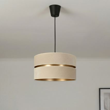 Brilagi - Suspension sur câble DUO-DUO 1xE27/60W/230V Ø 40 cm crème/doré