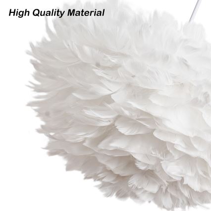 Brilagi - Suspension sur câble FEATHER 3xE27/40W/230V Ø 50 cm blanche