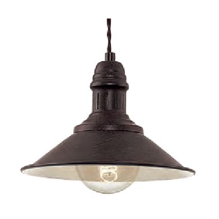 Brilagi - Suspension sur câble FORGE 1xE27/60W/230V diam. 22 cm marron
