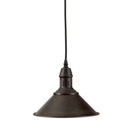 BRILAGI - Suspension sur câble FORGE 1xE27/60W/230V diam. 22 cm marron