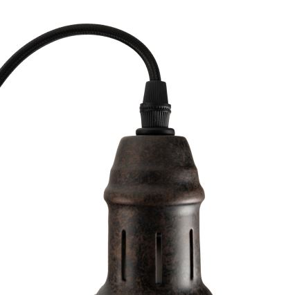BRILAGI - Suspension sur câble FORGE 1xE27/60W/230V diam. 22 cm marron