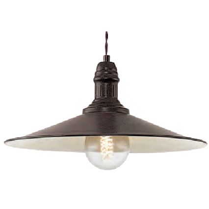 Brilagi - Suspension sur câble FORGE 1xE27/60W/230V Ø 36 cm marron
