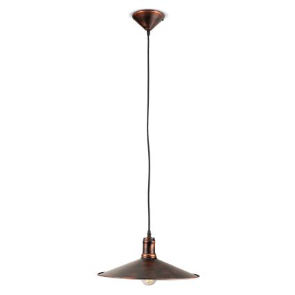 BRILAGI - Suspension sur câble FORGE 1xE27/60W/230V Ø 36 cm marron