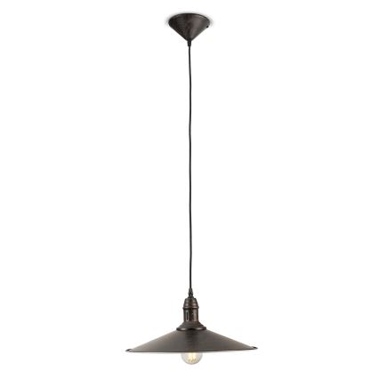 BRILAGI - Suspension sur câble FORGE 1xE27/60W/230V Ø 36 cm marron
