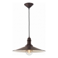 Brilagi - Suspension sur câble FORGE 1xE27/60W/230V Ø 36 cm noire