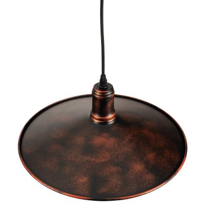 BRILAGI - Suspension sur câble FORGE 1xE27/60W/230V Ø 36 cm patine/cuivre