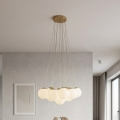BRILAGI - Suspension sur câble GLOBE 15xE14/15W/230V blanche