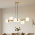 Brilagi - Suspension sur câble MALONY 6xE14/20W/230V dorée