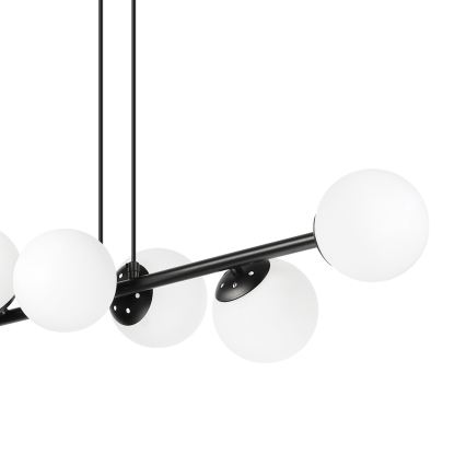 Brilagi - Suspension sur câble MALONY 6xE14/20W/230V noire