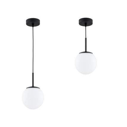 Brilagi - Suspension sur câble MILO 1xE27/60W/230V noire