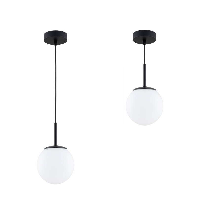 Brilagi - Suspension sur câble MILO 1xE27/60W/230V noire