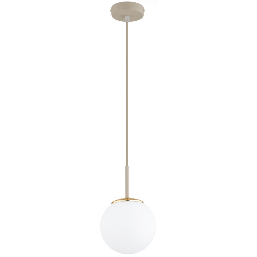 Brilagi - Suspension sur câble MILO ECRU 1xE27/60W/230V beige/doré