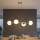 Brilagi - Suspension sur câble MILO ECRU 4xE27/60W/230V beige/doré