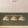 Brilagi - Suspension sur câble MOON 3xE27/60W/230V beige/doré