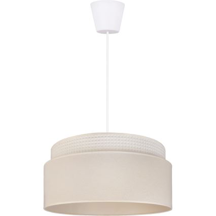 Brilagi - Suspension sur câble PADOVA 1xE27/60W/230V Ø 40 cm crème