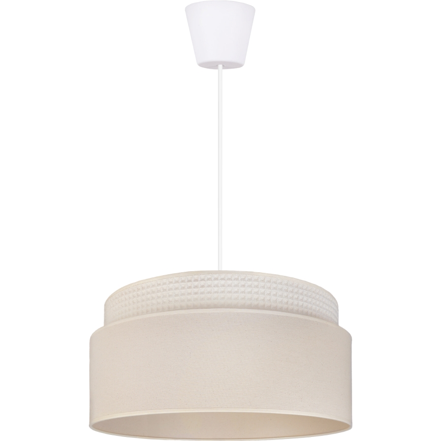 Brilagi - Suspension sur câble PADOVA 1xE27/60W/230V Ø 40 cm crème
