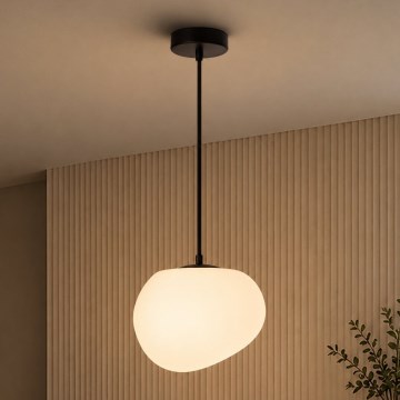 BRILAGI - Suspension sur câble PEBBLES 1xE27/40W/230V Ø 20 cm noire